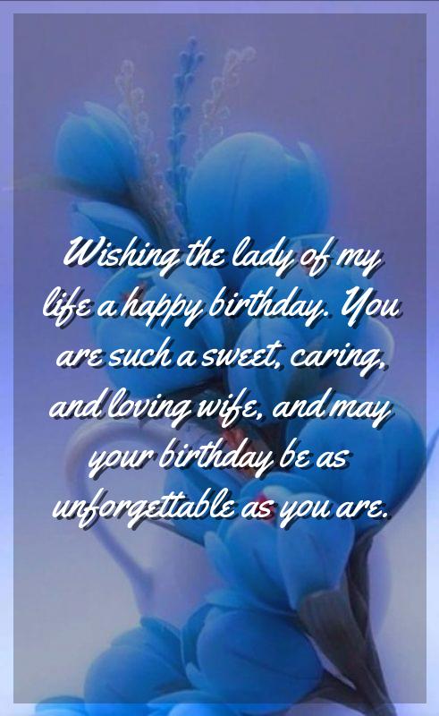 wife birthday wishes status in english
